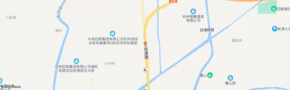 杭州姚家畈_公交站地图_杭州公交_妙搜公交查询2025