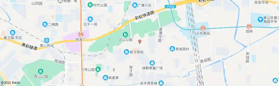 杭州育才东苑_公交站地图_杭州公交_妙搜公交查询2025