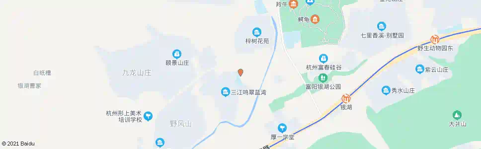 杭州九龙大道上林南路口_公交站地图_杭州公交_妙搜公交查询2025