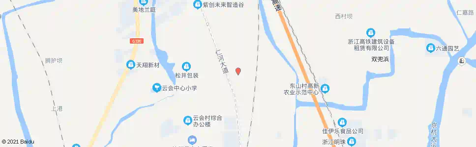杭州东山村礼堂_公交站地图_杭州公交_妙搜公交查询2025