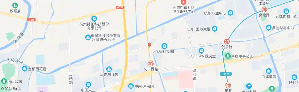 杭州海曙路景腾路口_公交站地图_杭州公交_妙搜公交查询2025