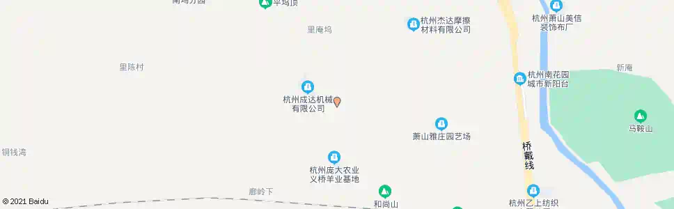 杭州何家桥_公交站地图_杭州公交_妙搜公交查询2025