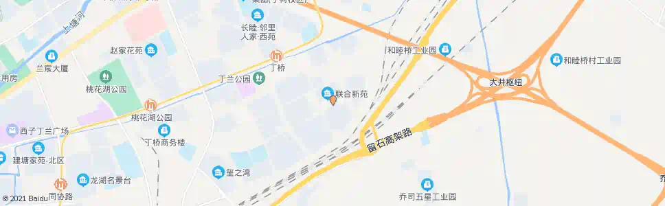 杭州环丁路勤丰路口_公交站地图_杭州公交_妙搜公交查询2025