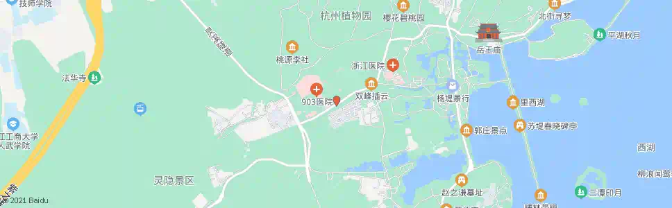 杭州九里松(一一七医院)_公交站地图_杭州公交_妙搜公交查询2025