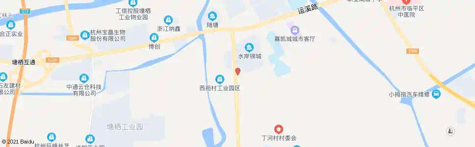杭州车家埭_公交站地图_杭州公交_妙搜公交查询2025