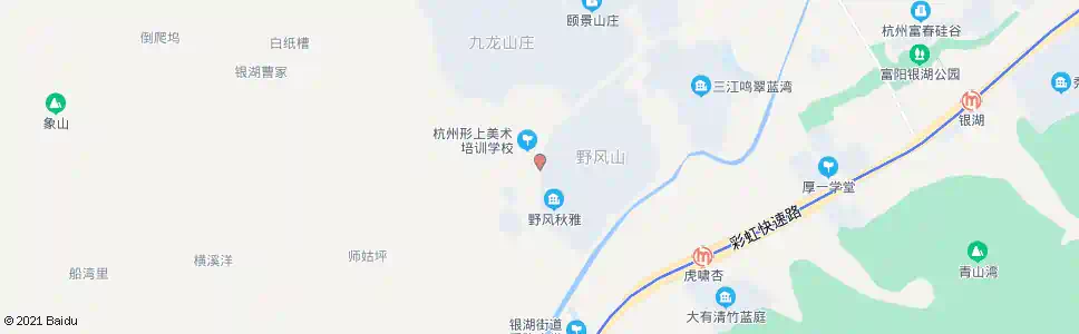 杭州野风山城_公交站地图_杭州公交_妙搜公交查询2025
