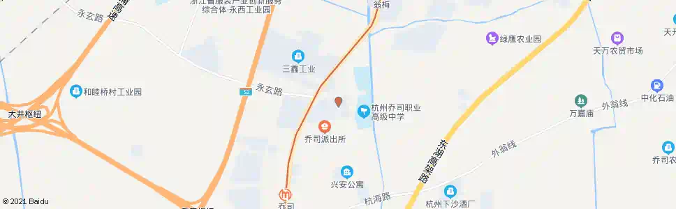 杭州城隍中路永玄路口_公交站地图_杭州公交_妙搜公交查询2025
