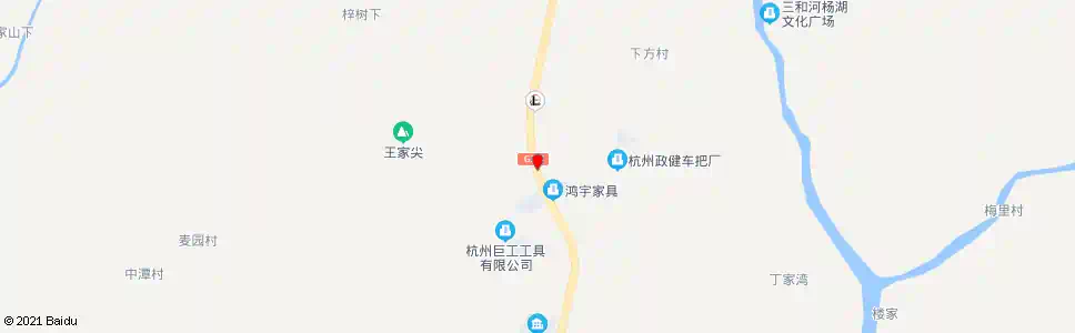 杭州戴家山南_公交站地图_杭州公交_妙搜公交查询2025