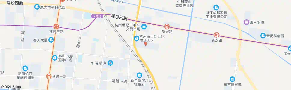 杭州原野汽配_公交站地图_杭州公交_妙搜公交查询2025