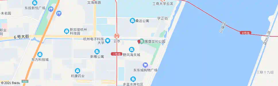 杭州二十七号路六号大街口_公交站地图_杭州公交_妙搜公交查询2025