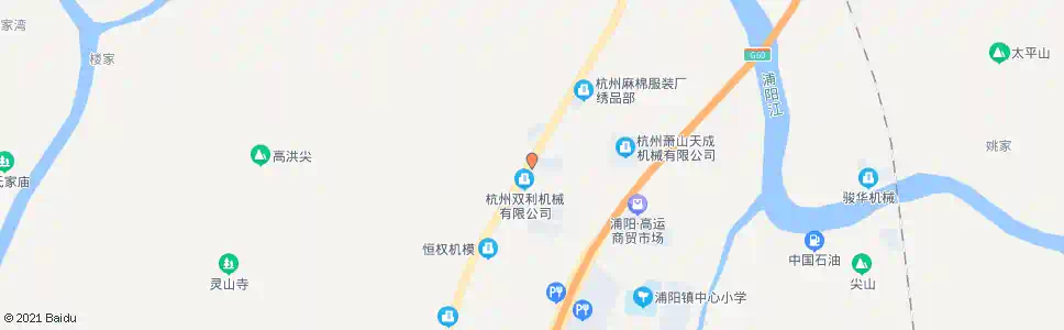 杭州八甲山_公交站地图_杭州公交_妙搜公交查询2025