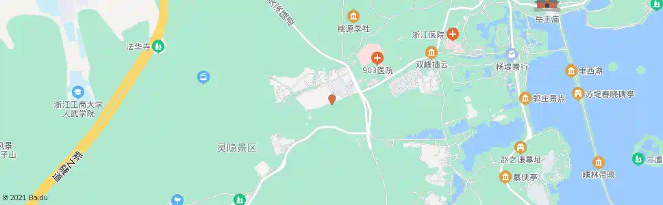 杭州石莲亭_公交站地图_杭州公交_妙搜公交查询2025