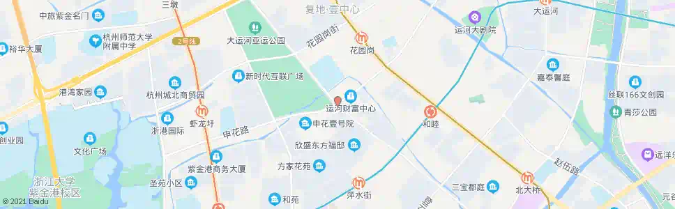 杭州楝树浜_公交站地图_杭州公交_妙搜公交查询2025
