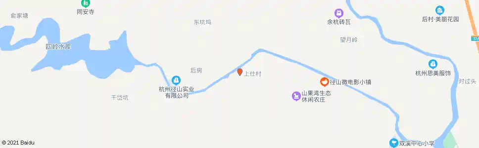 杭州上仕村_公交站地图_杭州公交_妙搜公交查询2025