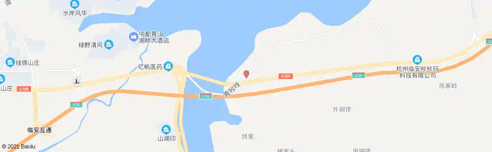 杭州岳山村东_公交站地图_杭州公交_妙搜公交查询2025