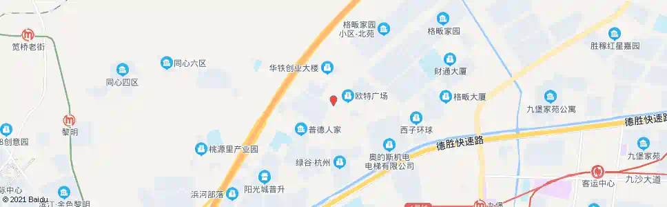 杭州三村社区东_公交站地图_杭州公交_妙搜公交查询2025