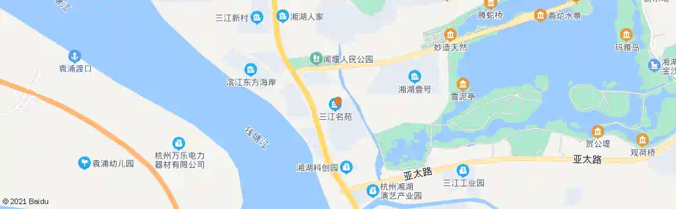 杭州东汪村_公交站地图_杭州公交_妙搜公交查询2025