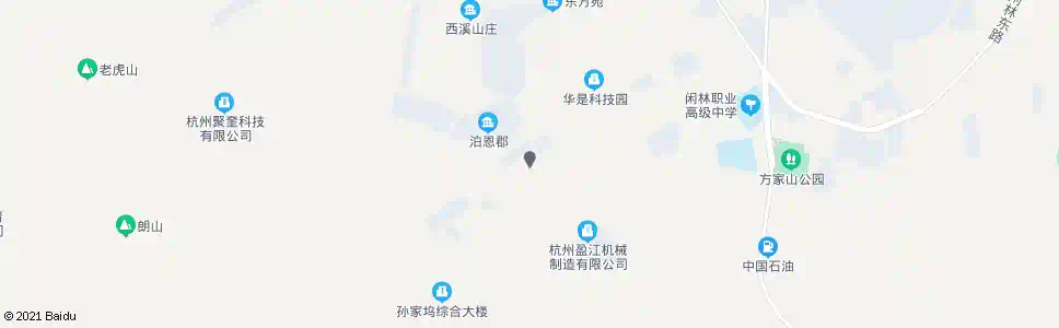 杭州旭峰家园_公交站地图_杭州公交_妙搜公交查询2025