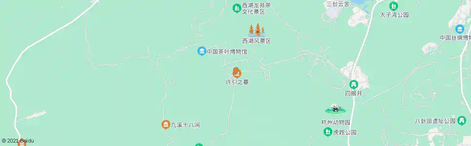 杭州杨梅岭_公交站地图_杭州公交_妙搜公交查询2025