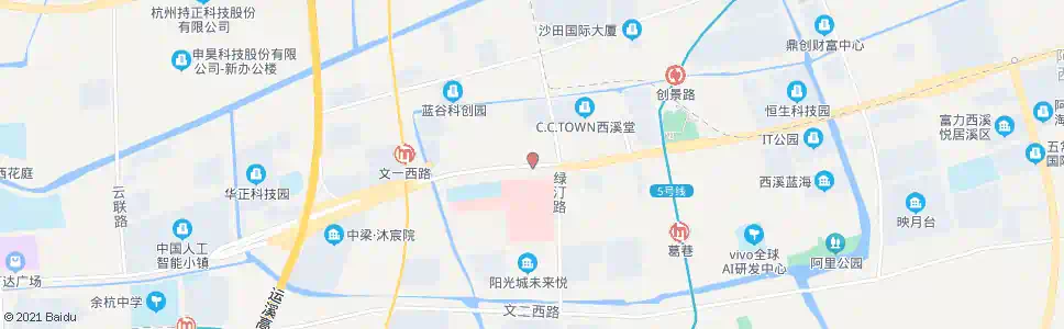 杭州朱庙_公交站地图_杭州公交_妙搜公交查询2025