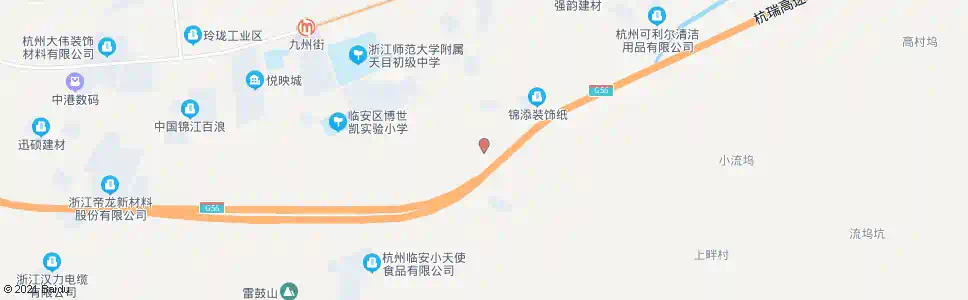杭州杨岱村委_公交站地图_杭州公交_妙搜公交查询2025