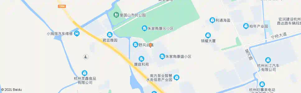 杭州朱家角小学_公交站地图_杭州公交_妙搜公交查询2025