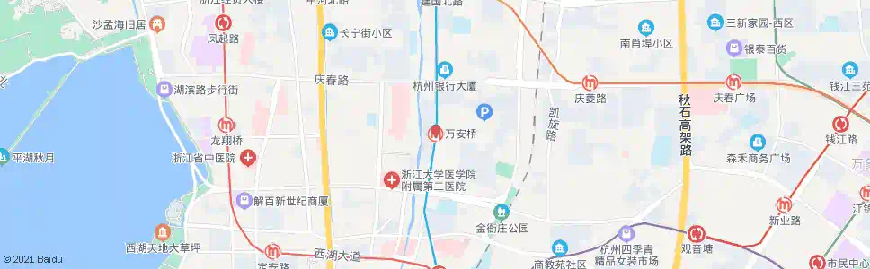 杭州万安大桥_公交站地图_杭州公交_妙搜公交查询2025