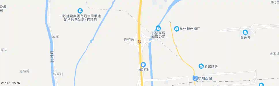 杭州苕溪村_公交站地图_杭州公交_妙搜公交查询2025