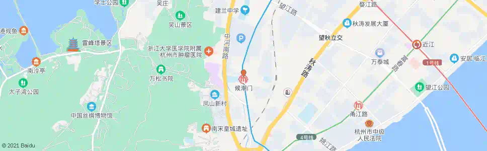 杭州雄镇楼_公交站地图_杭州公交_妙搜公交查询2025