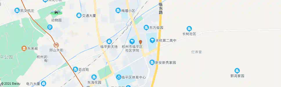 杭州红丰立交南_公交站地图_杭州公交_妙搜公交查询2025