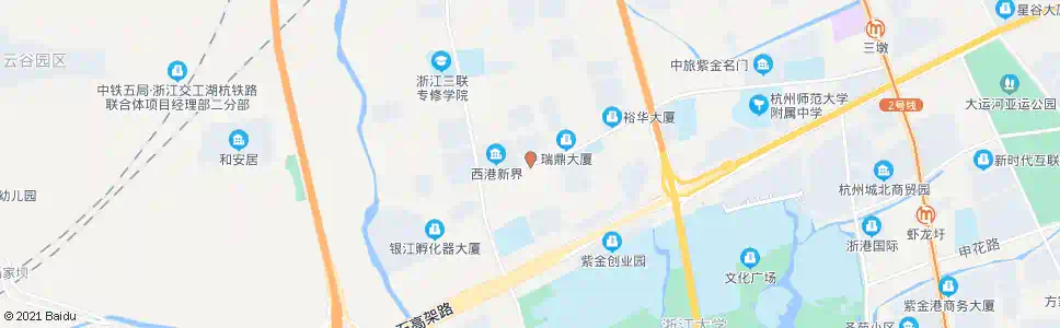 杭州振华路西园四路口_公交站地图_杭州公交_妙搜公交查询2025