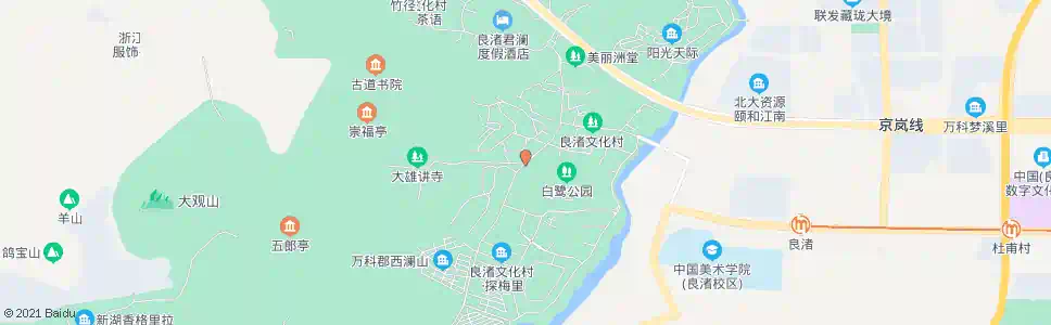 杭州大雄寺_公交站地图_杭州公交_妙搜公交查询2025
