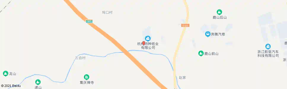 杭州特种纸业_公交站地图_杭州公交_妙搜公交查询2025