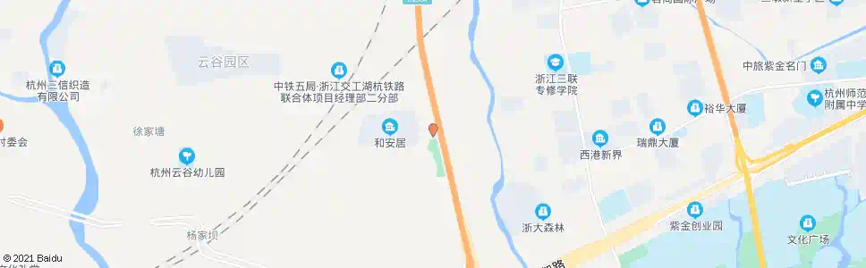 杭州塘河社区_公交站地图_杭州公交_妙搜公交查询2025