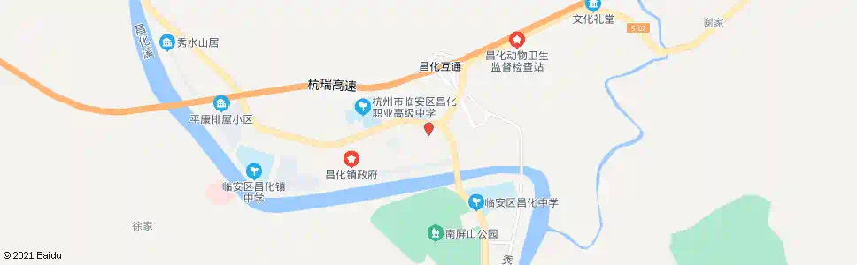 杭州昌化站_公交站地图_杭州公交_妙搜公交查询2025