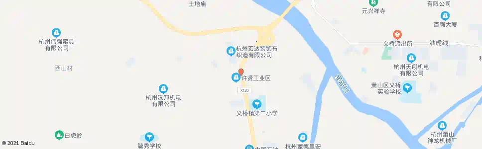 杭州新大桥南_公交站地图_杭州公交_妙搜公交查询2025