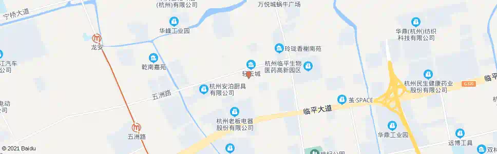 杭州唐宁路口_公交站地图_杭州公交_妙搜公交查询2025