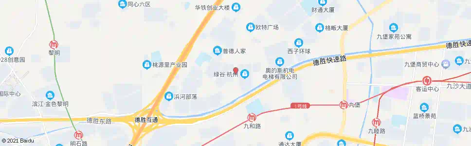 杭州红普路九州路口_公交站地图_杭州公交_妙搜公交查询2025