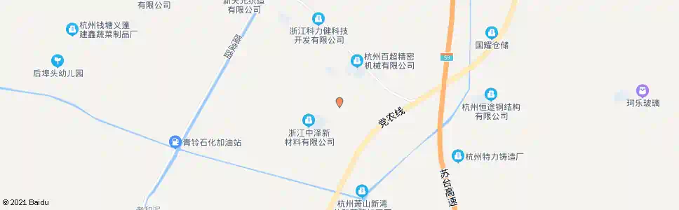杭州共和村西_公交站地图_杭州公交_妙搜公交查询2025