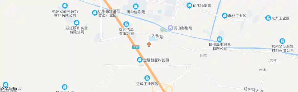 杭州党山村委_公交站地图_杭州公交_妙搜公交查询2025