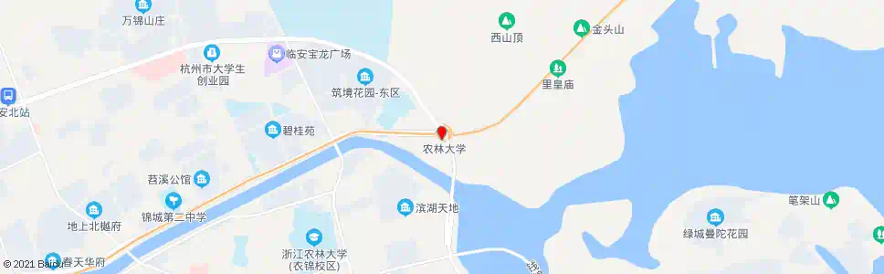 杭州环北路临水路口(临安)_公交站地图_杭州公交_妙搜公交查询2025