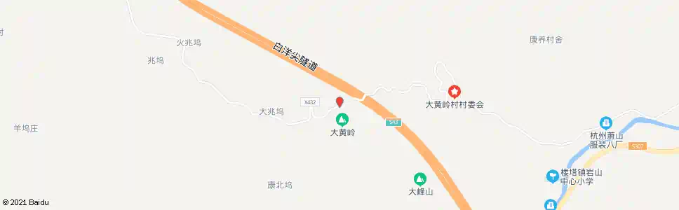 杭州大黄岭_公交站地图_杭州公交_妙搜公交查询2025