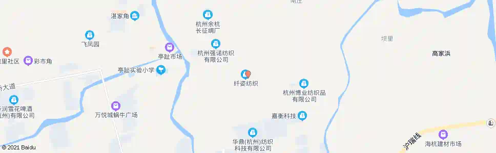 杭州费庄村口_公交站地图_杭州公交_妙搜公交查询2025