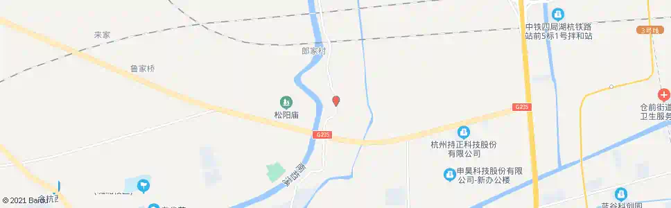 杭州长松园_公交站地图_杭州公交_妙搜公交查询2025