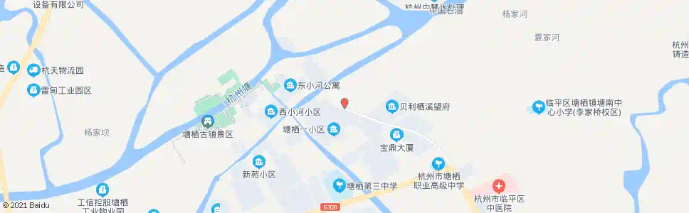 杭州余杭农机站_公交站地图_杭州公交_妙搜公交查询2025