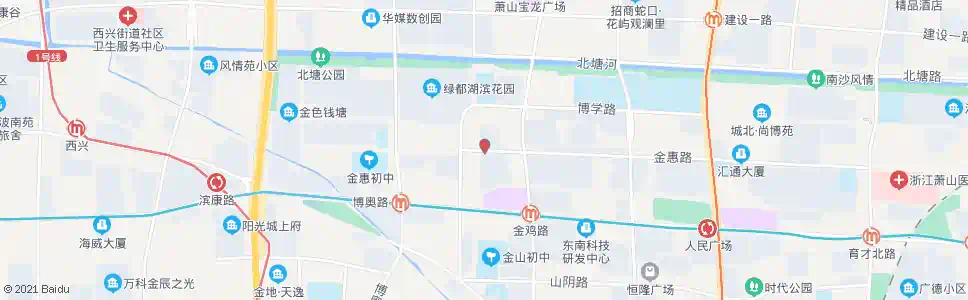 杭州加州阳光北_公交站地图_杭州公交_妙搜公交查询2025