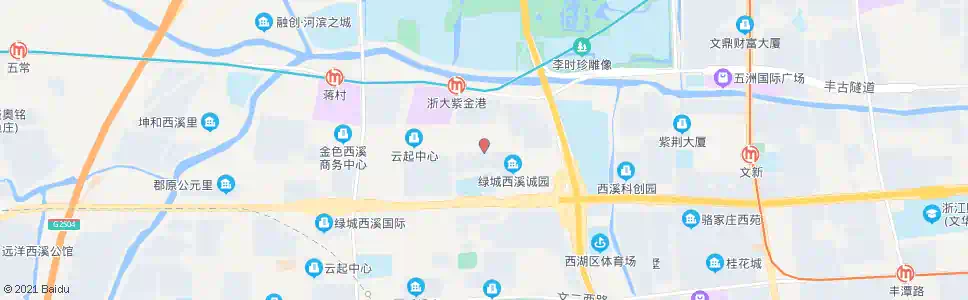 杭州李家塘_公交站地图_杭州公交_妙搜公交查询2025