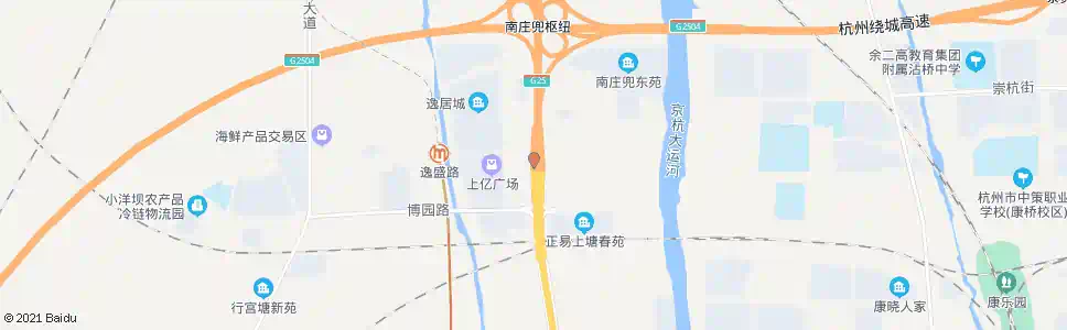 杭州南庄兜_公交站地图_杭州公交_妙搜公交查询2025