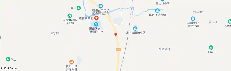杭州进化镇_公交站地图_杭州公交_妙搜公交查询2025