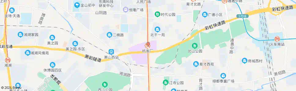 杭州汇德隆银隆百货_公交站地图_杭州公交_妙搜公交查询2025